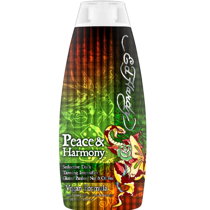 Ed Hardy Peace & Harmony Tanning Lotion Dark Tan Intensifier - 300ml