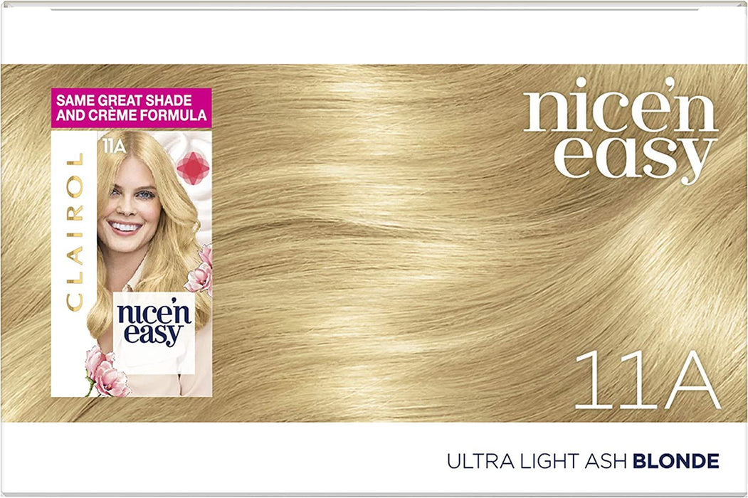 Clairol Nice n Easy Permanent Hair Dye Ultra Light Ash Blonde 11A