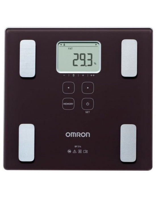 Omron BF214 Digital Weighing Scales With Body Fat Monitor And BMI Setting