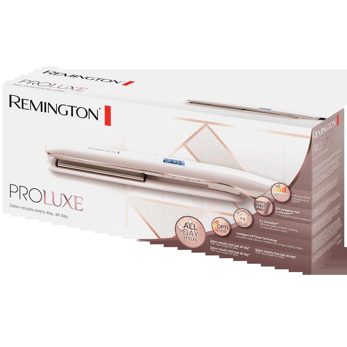Remington S9100 Hair Straightener Proluxe OPTIheat Technology