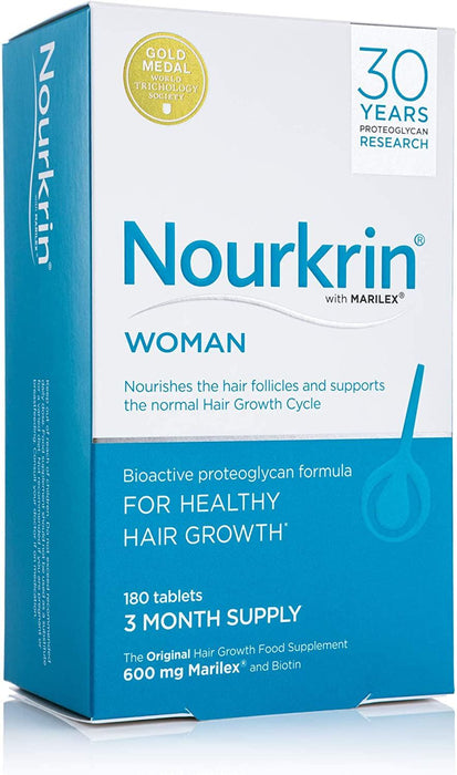 Nourkrin Woman For Hair Preservation Hair Loss Or Thinning 3 Month 180 Tablets