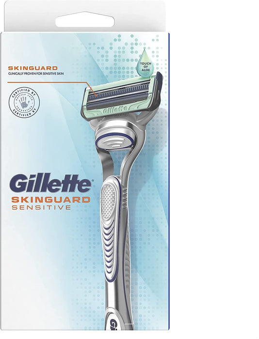 Gillette SkinGuard Mens Razor For Sensitive Skin With Precision Trimmer