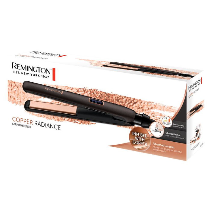 Remington Copper Radiance Hair Straightener S5700 Professional Ceramic Styler