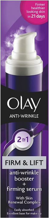 Olay Anti Wrinkle Firm and Lift 2 in 1 Day Cream and Firming Serum - 50 ml