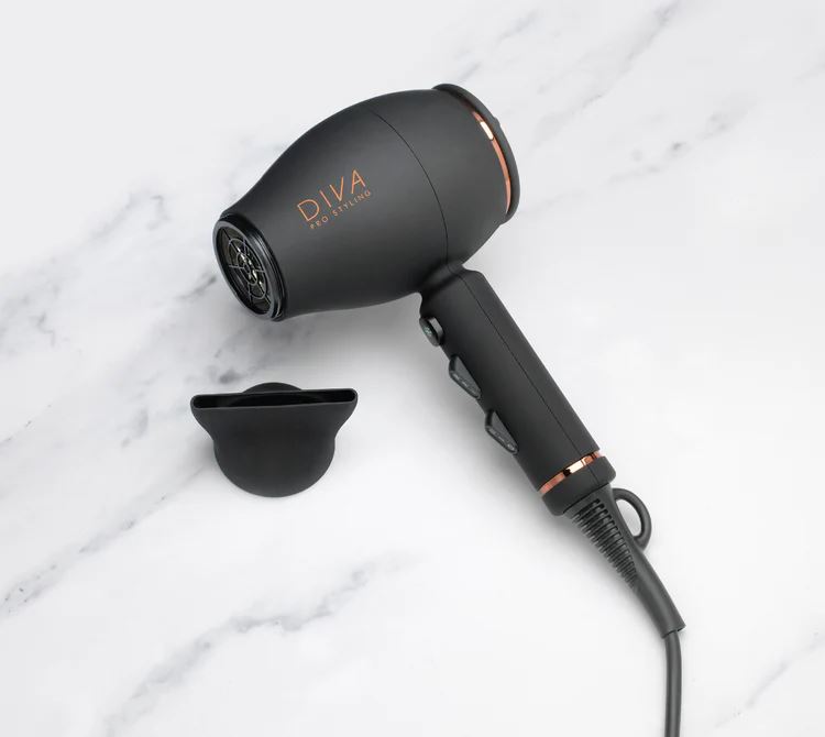 Diva Pro Intenso 4000 Compact Hair Dryer Lightweight 2000W