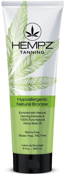 Hempz Hypoallergenic Natural Bronzer Tanning Lotion - Hemp Seed Oil