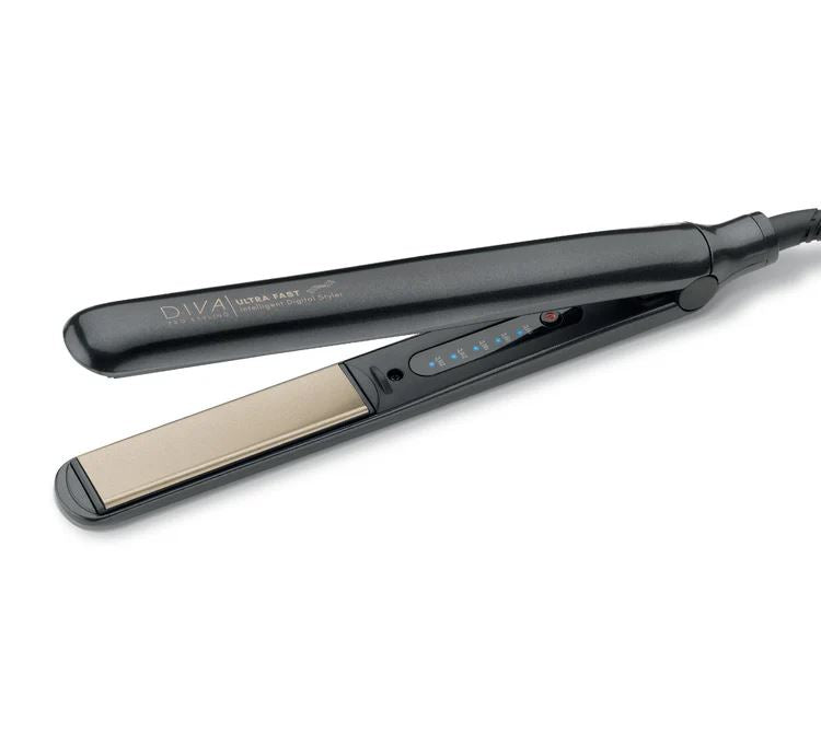Diva Pro Ultra Fast Intelligent Digital Hair Styler Ceramic Plates - Black