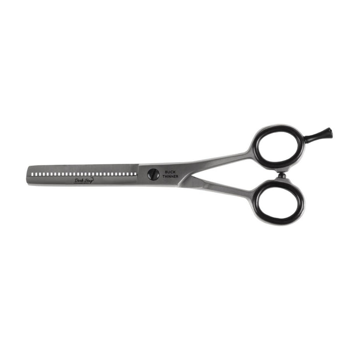 Dark Stag Buck Barber 5.5" Thinning Scissors 29 Teeth, Bevelled Edge & Steel