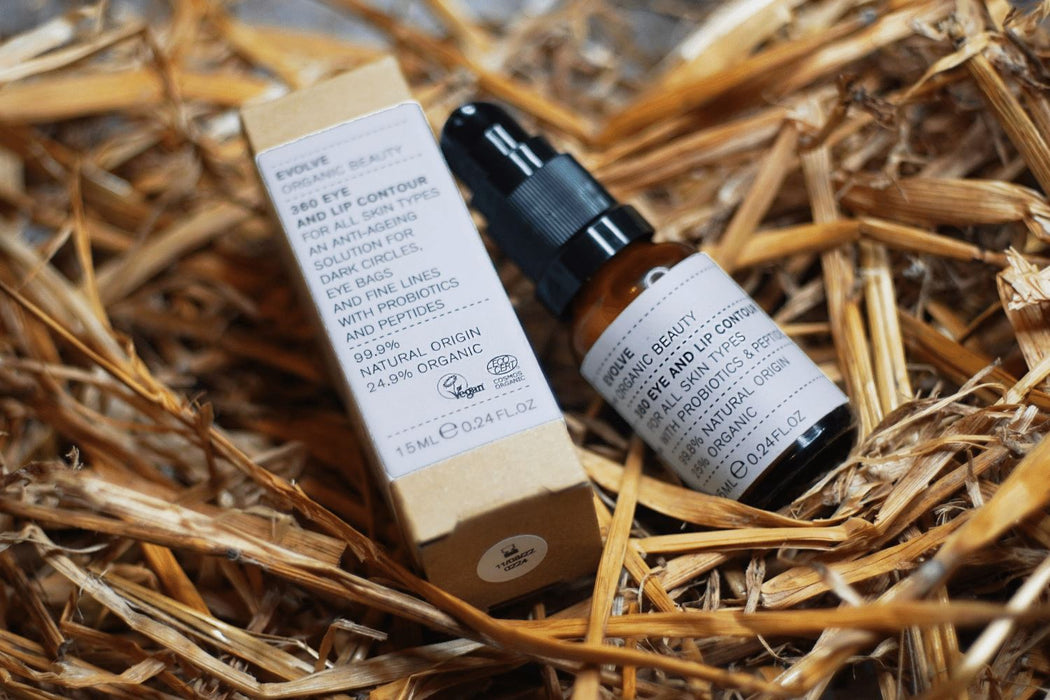 Evolve Beauty Organic 360 Eye Lip Contour Fine Lines & Wrinkles 15ml