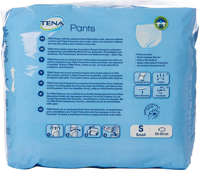 Tena Pants Super Small Incontinence Pants Pads - Pack Of 12