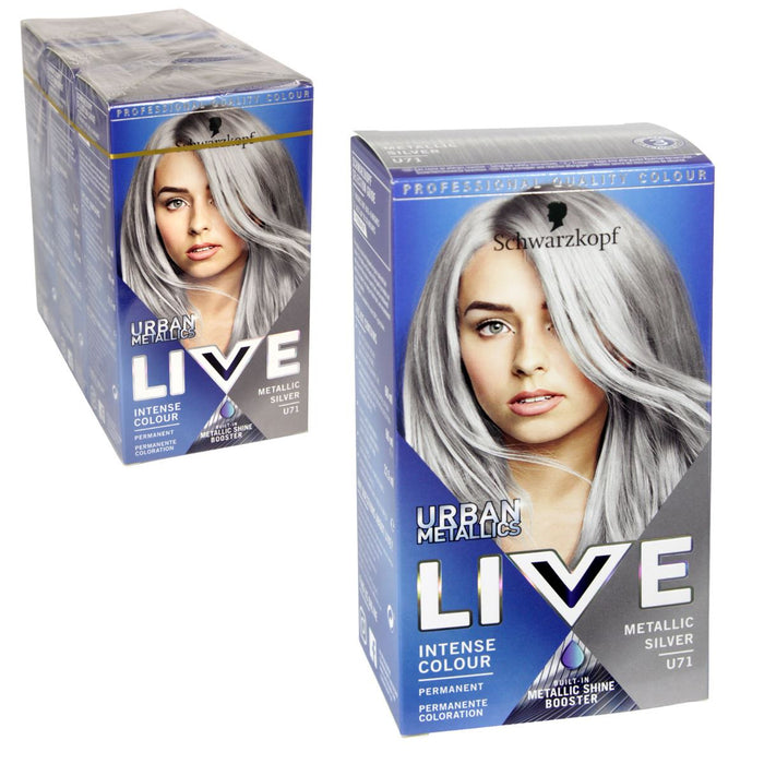 Schwarzkopf Urban Metallics Permanent Hair Colour - 3 Pack