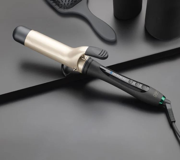Diva Pro Digital Curling Tong Wand Keratin Barrel