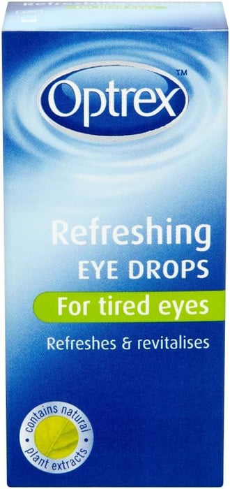Optrex Refreshing Eye Drops Soothe Hydrate & Revitalise 10ml x 3