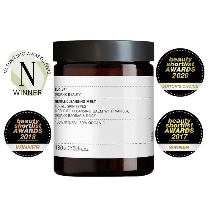 Evolve Beauty Cleansing Balm Organic Baobab Oil Dry Face Skin Cream - 120/180ml