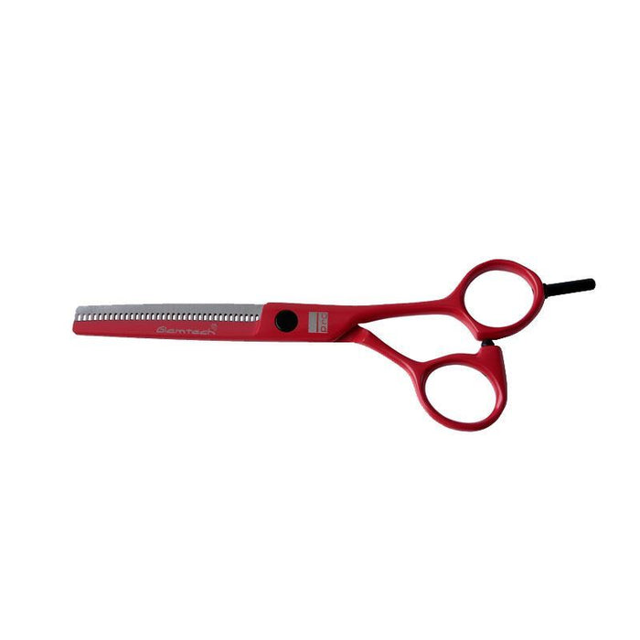 Glamtech Barber Stylist Hairdressing thinning Scissors Red 5.75 inch