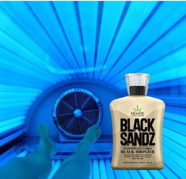 Hempz Black Sandz Tanning Lotion Exceptionally Unique Black Bronzer