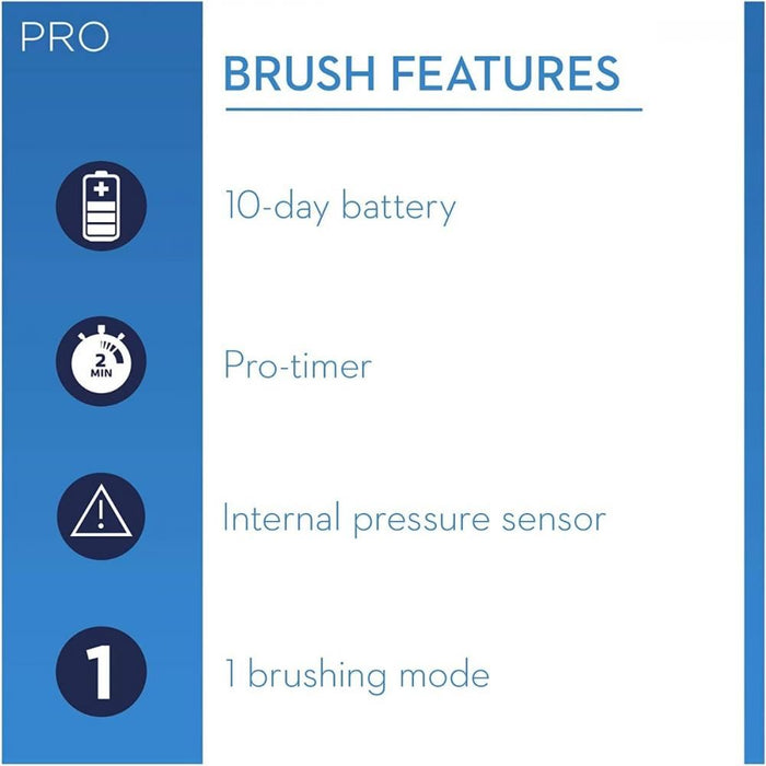 Oral-B Pro 650 Pink Electric Toothbrush With Bulit-In Timer & 1 Toothpaste