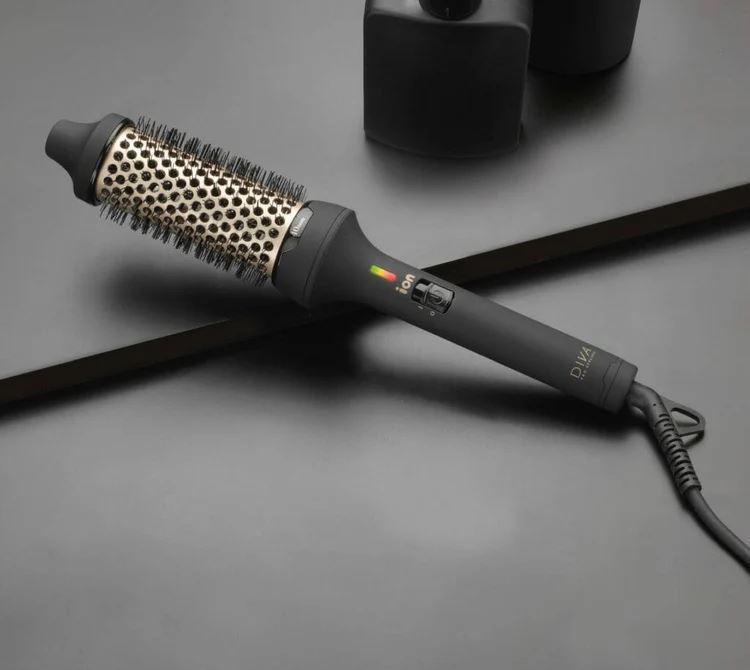 Diva Pro Ceramic Hot Brush Keratin Infused Barrel