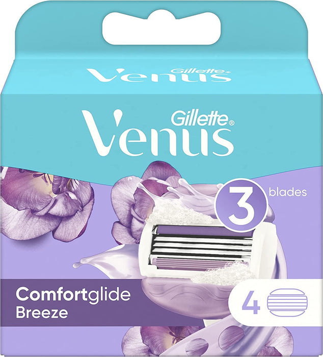 Gillette Venus Breeze Women's Razor Replacement Blade - 4 Refills
