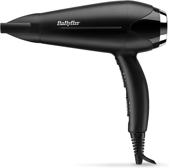 BaByliss Hair Dryer 2200W Turbo Smooth Ionic Diffuser Frizz Free