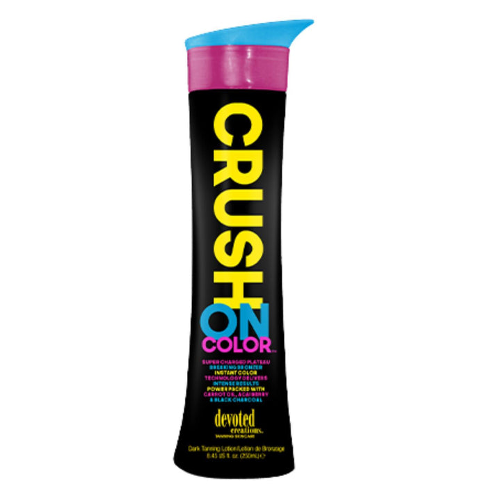 Devoted Creations Crush on Color Tanning Lotion Radiant Glow Black Charcoal Bronzer 250 ML