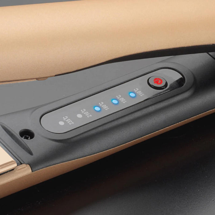 Diva Pro Precious Metals Touch Hair Straightener Instant Heat Up - Rose Gold