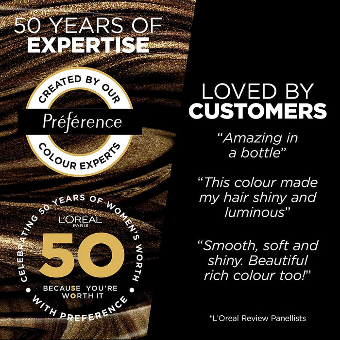 L'Oreal Preference Hair Dye Luminous Permanent Colour - 10.21 Stockholm