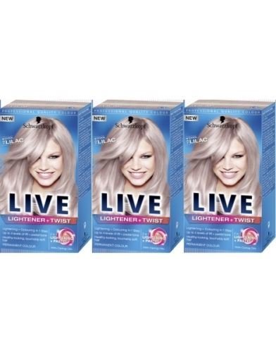 Schwarzkopf Live Lightener & Twist Hair Colouring Dye - Full Range