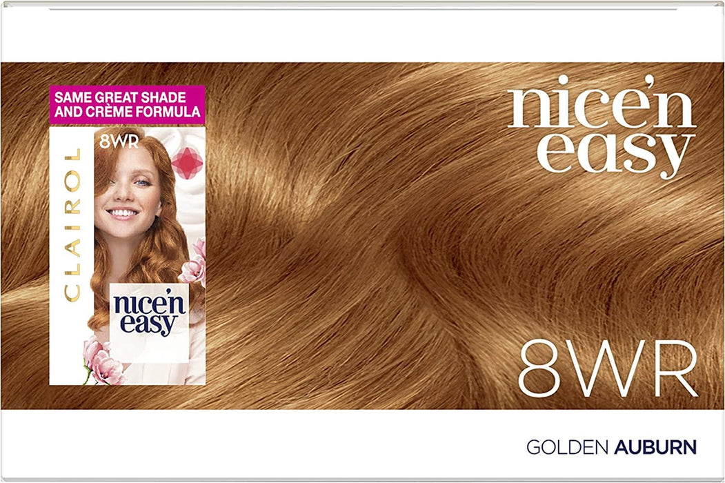 Clairol Nice n Easy Permanent Hair Dye 8WR Golden Auburn