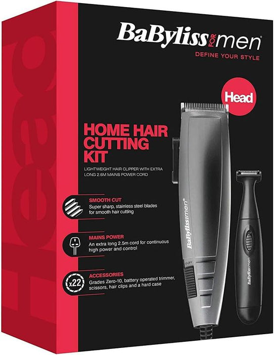 BaByliss 7447BU Pro Hair Cutting Kit High Torque Motor Multi Combs