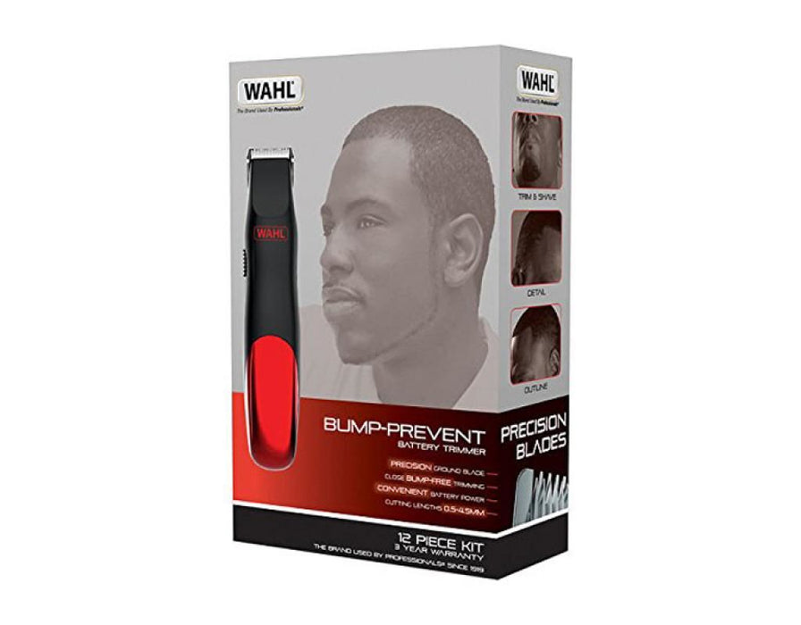 Wahl 9906-4017 Bump Prevent Beard Hair Trimmer - Battery Operated