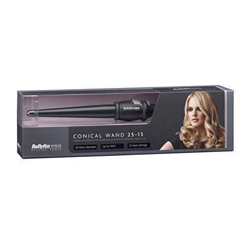 Babyliss Pro Cool Tip Conical Wand Hair Curling Tong New
