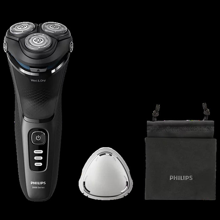 Philips Series 3000 S3244/12 Wet & Dry Electric Shaver – 5D Pivot & PowerCut Blades