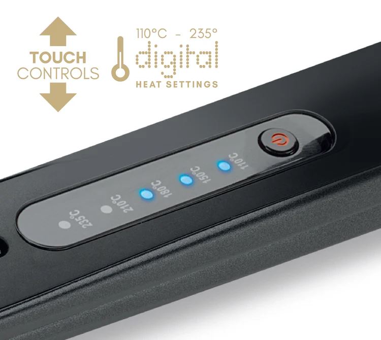 Diva Pro Ultra Fast Intelligent Digital Hair Styler Ceramic Plates - Black