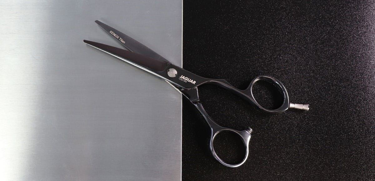 Jaguar Xenox Offset Hairdressing Scissors - Titan Finish - 6"