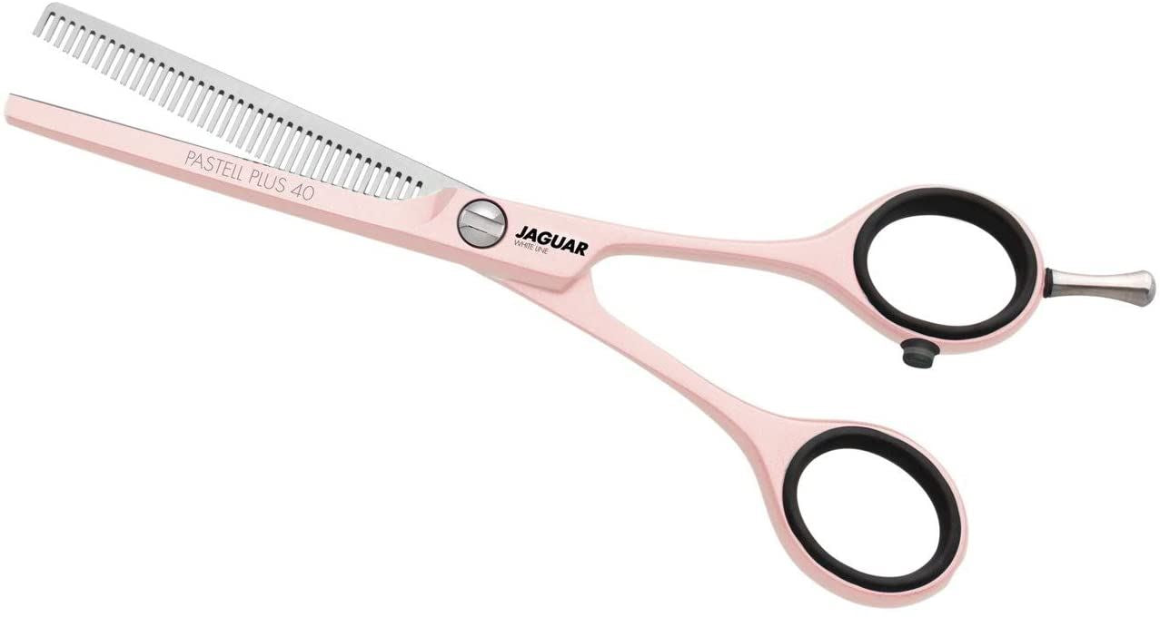 Jaguar Pastel Plus Rose 5.5" Offset Hairdressing thinning Sicssors