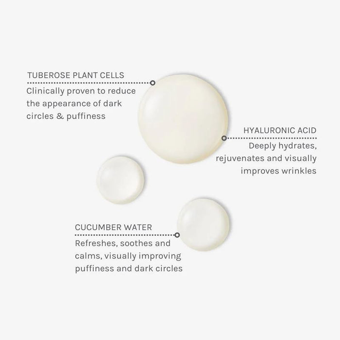 Evolve Organic Beauty Hyaluronic Eye Serum Hydrating & Brightening 10ml