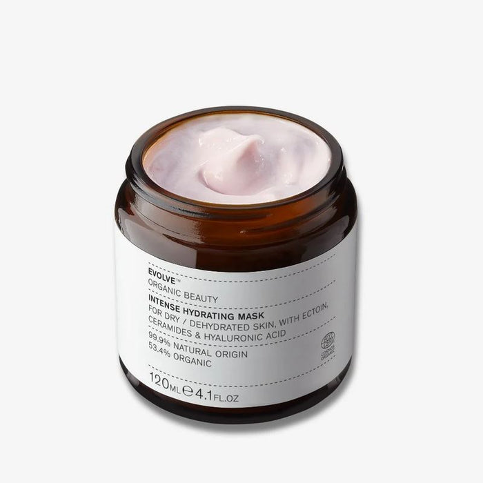 Evolve Beauty Organic Intense Hydrating Mask For Dry Dehydrated Skin 120ml