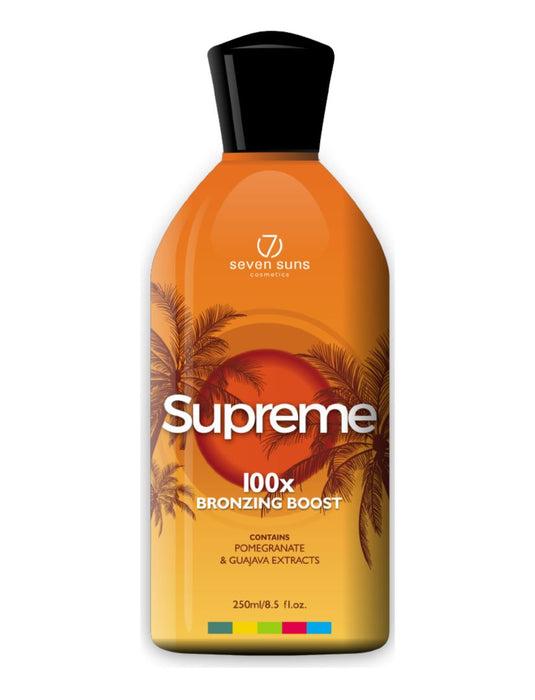 Seven Suns Supreme Tanning Lotion Dark Bronzer & Tattoo Saver- 250ml