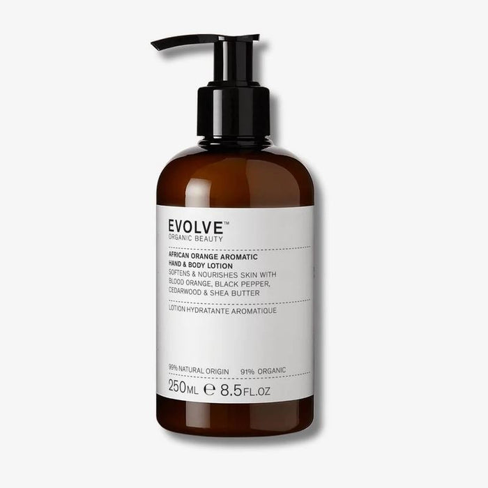 Evolve Beauty Organic African Orange Aromatic Hand & Body Lotion 250ml