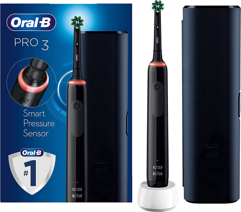 Oral-B Pro 3 3500 Black Electric Toothbrush With Embedded Timer