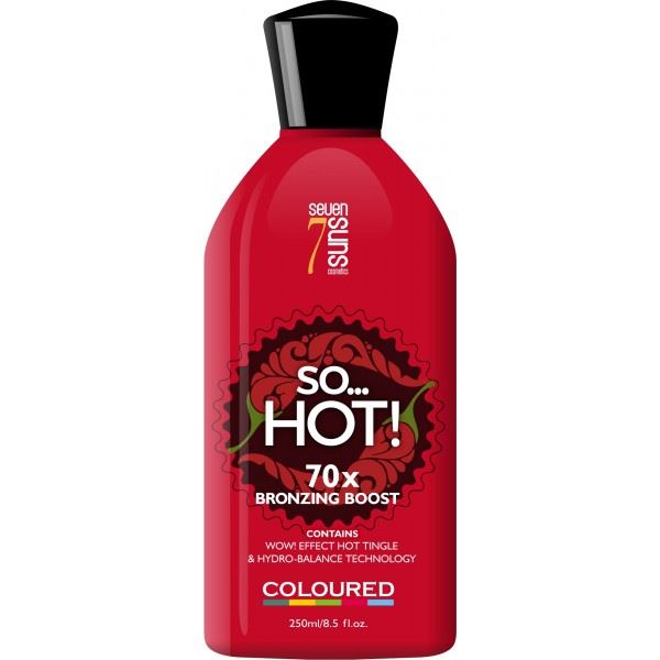 Seven Suns So Hot Tanning Lotion Bronzing & Tinlge Formula - 250ml