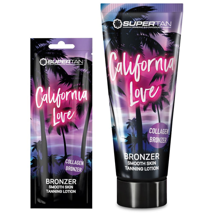 SuperTan California Love Tanning Lotion Collagen Bronzer 200ml