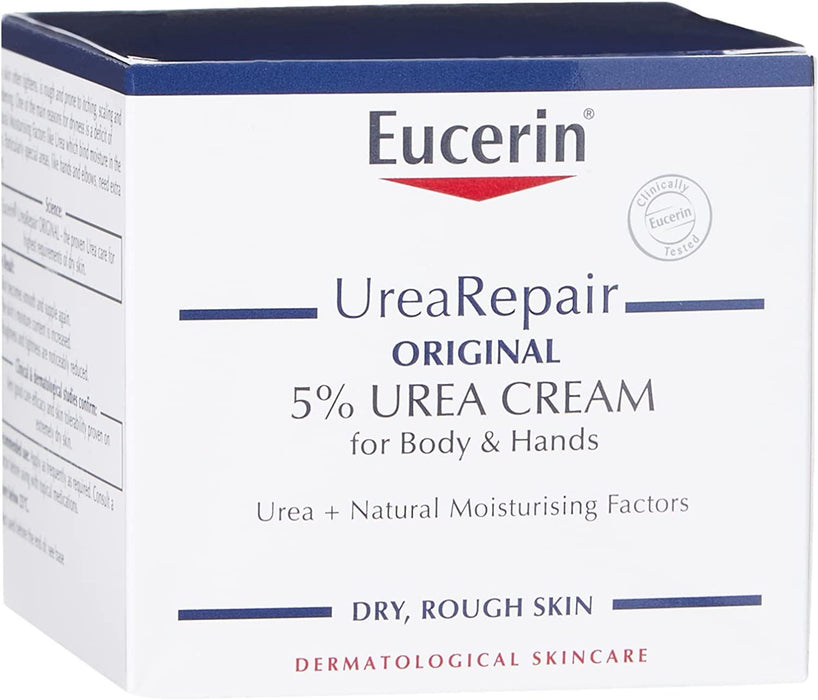 Eucerin Urea Repair Original 5% Urea Cream For Eczema & Psoriasis - 75ml
