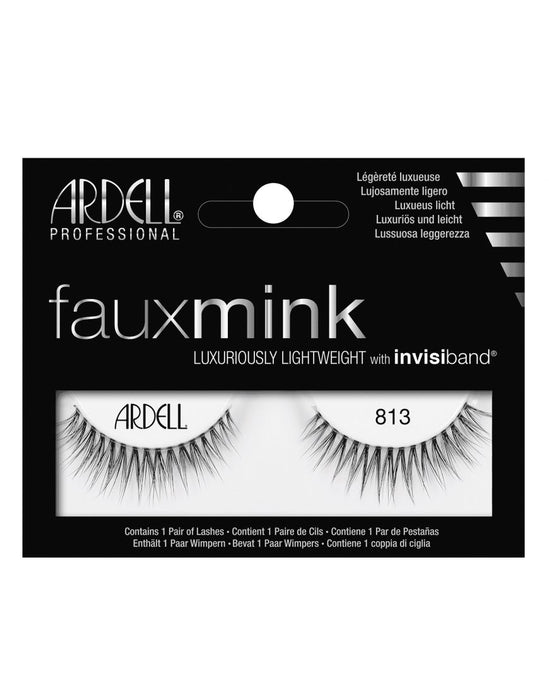 Ardell Faux Mink Eye Lashes Lightweight Invisiband Full Lash Look