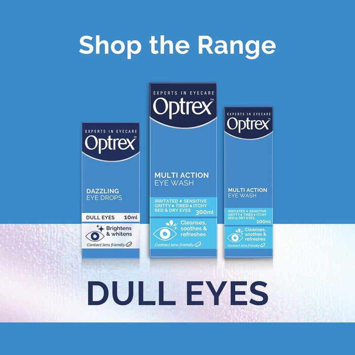 Optrex Dazzling Eye Drops For Dull Eyes 3 x 10ml