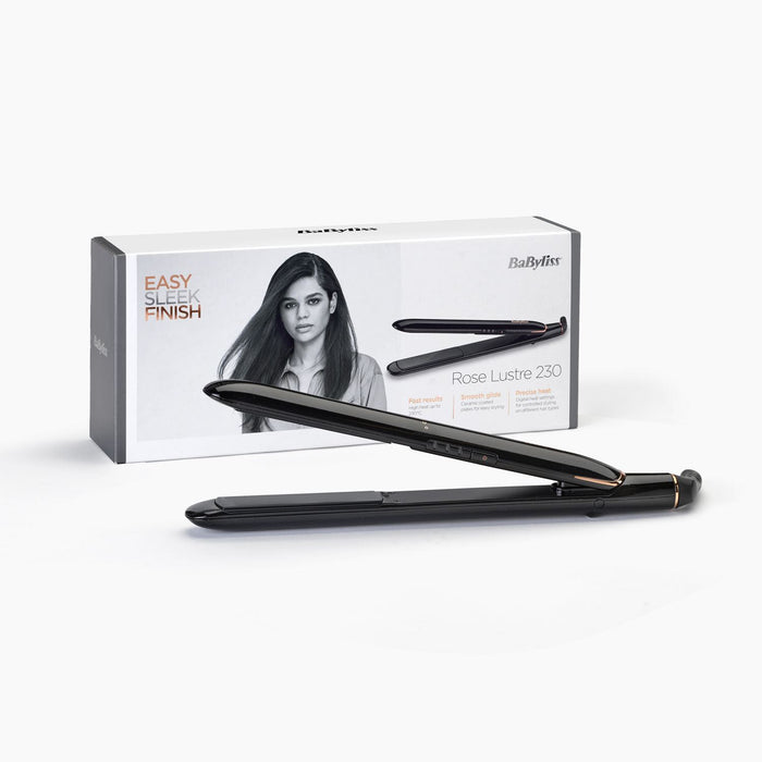 Babyliss Rose Lustre 230 Hair Straightener Ceramic Smooth Glide