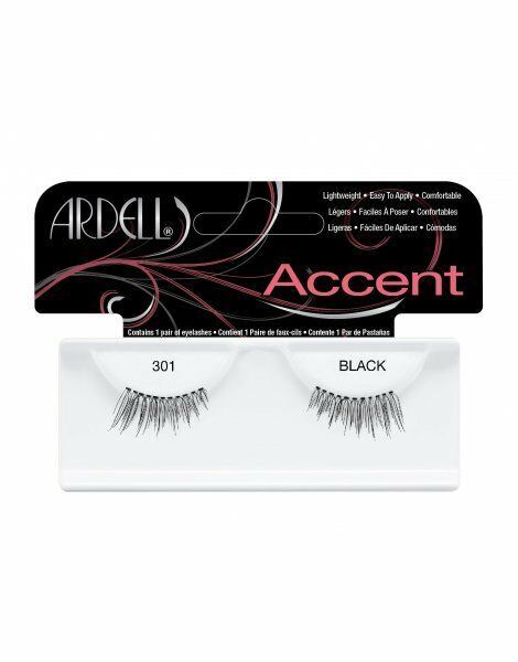 Ardell Accent 301 Black Easy To Apply Full False Eye Lashes