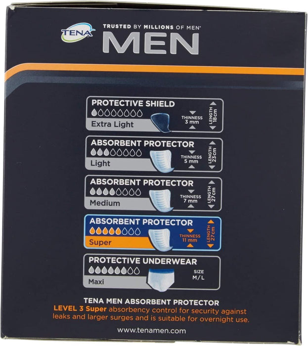 Tena Men Absorbent Protector Level 3 Incontinence Underwear x8