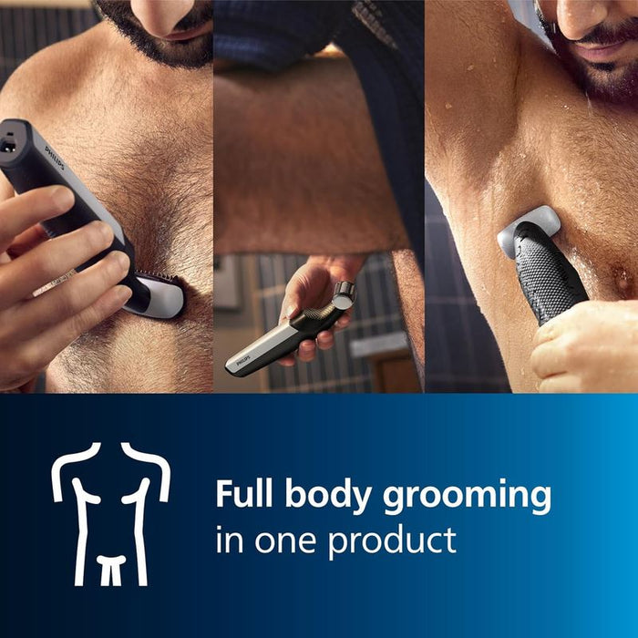 Philips Bodygroom Series 3000 Cordless Full Body Shaver Stainless Steel Blades